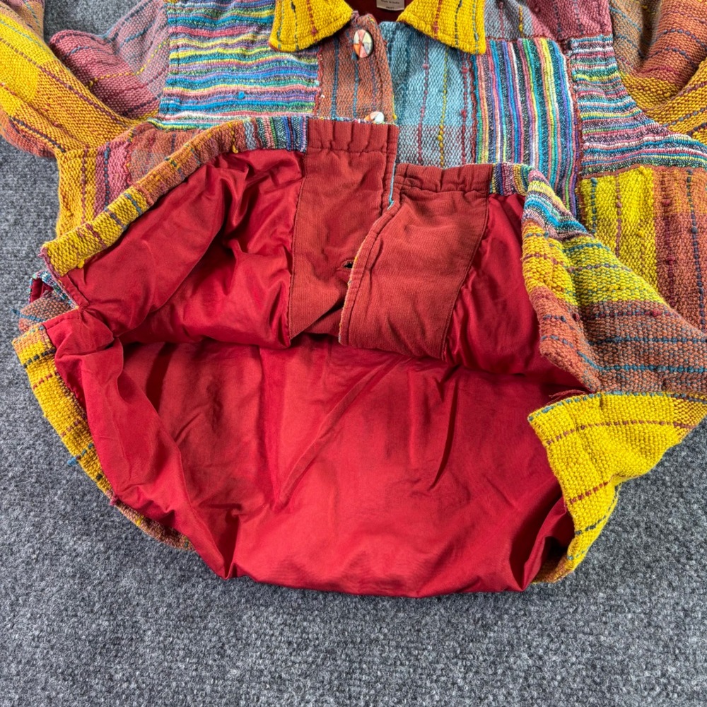 Travelsmith Patchwork Jacket Womens M Multi Color… - image 5